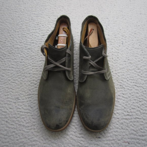 John Varvatos Portland Chukka Boot Mens Size 8.5 Green Leather Suede Ankle Lace main image 5